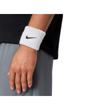 Nike Classic Swoosh Wristbands White (Black)