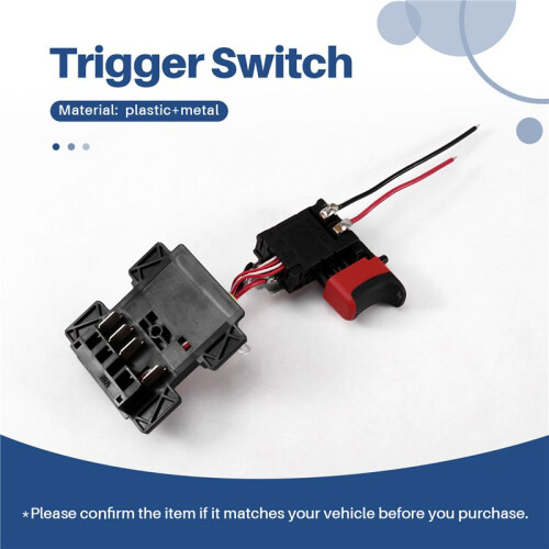 Replacement Option BS18V Trigger  for Various for  Drills and Accessories Model 343410610 2