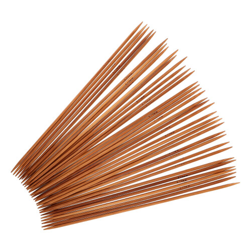 Knitting Needles Carbonized Finish 36 Pcs