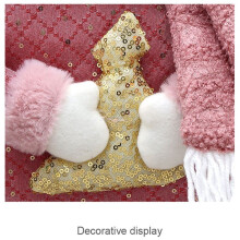 Nieuwe Kerstvakantie Decoratie Pailletten Pluche Decoratie Kerstkousen Kinderen Snoepzak Ornamenten