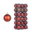 Christmas Ball Ornaments Shatterproof 36pcs Reddish Brown 3