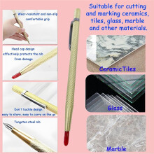Glass Cutting Kit with Ruler, Oil Bottle, Scoring Tools, 3-14mm,Glass Cutting Tool Wite Carbide Tip Scriber,Steel Ruler