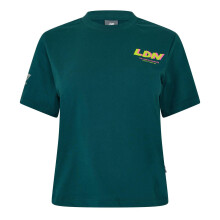 (L, Green) New Balance Womens/Ladies Performance Graphic Print Running Top