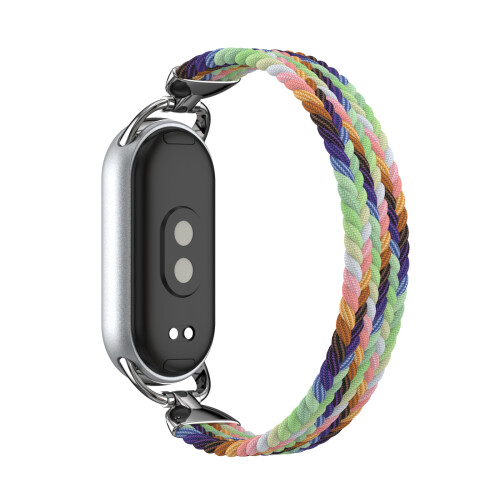 Stilig Elastisk Nylon Xiaomi Mi Band 9 Stropp Armbånd 1