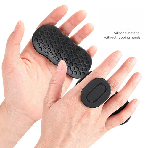 Protector palmar din silicon pentru haltere Black 2