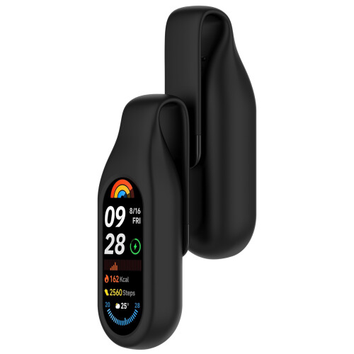 Supporto a clip sicuro per Xiaomi Mi Band 10, 9 e 8 Black 1