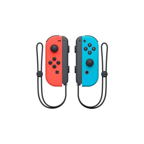 Controles Joy-Con do Nintendo Switch com design ergonômico aprimorado.