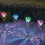 (Colour Changing LED)  Solar Diamond LED Lights Set of 4 2