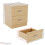 Vida Designs (Pine) Riano Bedside Table Set of 2, 2 Drawer Chest Nightstands 5