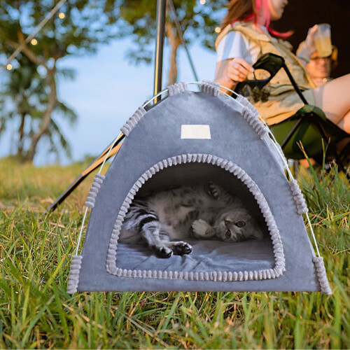 Cat Tent for Indoor Cats Portable with Quick Assembly