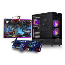 Gaming PC Bundle - 24" Monitor i5 GTX 750 4GB 128 + 1TB Storage