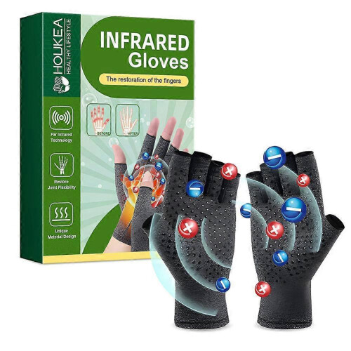 1PAIR Arthritis Compression Gloves Hand Support Joint Pain CT Relief ^uk|