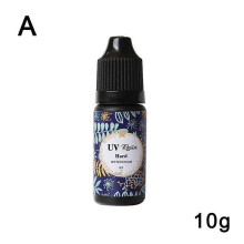 (50g, Transparent) Hard UV Resin Glue 25/50/100/200g Crystal Clear Epoxy Cr Casting.Mold P7I9