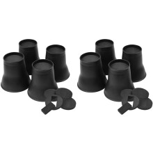 8 Pièces Rehausseurs de Lit 6 Pouces Rehausseurs de Meubles Ronds Robustes pour Lit Bureau Table Canapé Canapé Lit Élévateurs Rehausseurs