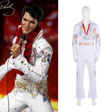 (female, XL) Carnival Rock & Roll Elvis Costume, Festival Party Dance Outfit, Cosplay Role Play Performance Suit, Retro Stage Wear