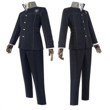(A, XL) Persona 5 Cosplay Costume Joker Akira Kurusu Male Protagonist Daily Uniform Anime Cosplay Outfit Set