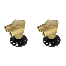 2X 857451 Kurbelmontierte Seewasserpumpe für Penta OMC V8-Motoren Johnson 841640 856952 3860703