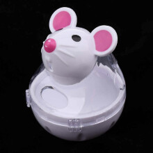 2pcs Mouse Shape Stand Up Snack Ball Feeder Dispenser Toy