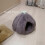 Pumpkin Shaped Cat Sofa Bed Warm Removable Washable Pet Nest Yurt Mat 3