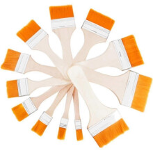 Set di pennelli premium per velature: pennello piatto, pennello per colori, pennello per pittura a olio, pennello per vernice.