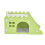 Pet Hedgehog Castle with Viewing Deck Ladder Hamster House Green 5