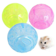 Palla da corsa per criceti da 12 cm, colore casuale, consegna a domicilio. Giocattolo per animali domestici.
