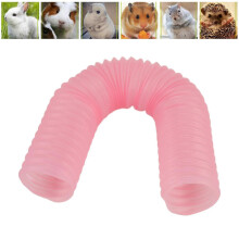 Folding Plastic Tube Hideout for Hamster Guinea Pig Hedgehog Toy