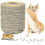 Natural Hemp Sisal Rope for Cat Scratching Post Pole Tree Tower Replacement 1