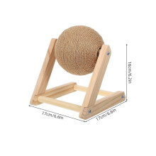 Sisal Cat Scratching Globe Toy Funny Ball Scratcher for Cats