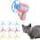 Colorful Flying Propellers Cat Fetch Toy Interactive Exercise Train Hunt Chase Bat 1
