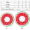 Soft Adjustable Recovery Cone Elizabeth Collar for Dogs Cats Red Watermelon Medium 5