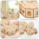 Hamstertunnel-Labyrinth-Spielset aus Holz mit Wippe 5