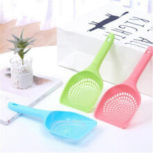 Plastic Litter Scoop Shovel 3pcs 3 Colors for Cat Sand Toilet Cleaning