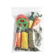Pet Chew Toy Bundle Rabbits Hamsters Guinea Pigs Chinchillas Tooth Cleaning Molar Grinding