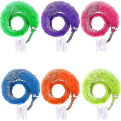 30pcs Magic Worm Toys Worm On A String 6 Colors Cat Toys