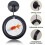 2 Pack Aquarium Fish Feeding Ring with Suction Cup Black Fish Food Feeder 3