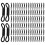 100PCS Adjustable Spraddle Leg Brace for Newborn Chick Quail Duck Black 2