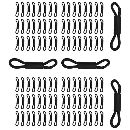 100PCS Adjustable Spraddle Leg Brace for Newborn Chick Quail Duck Black 2