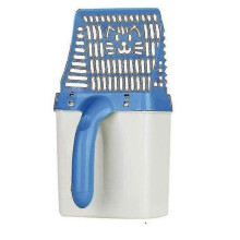Blue Cat Litter Sifting Scoop - Hollow Sand Cleaner for Pet Toilet