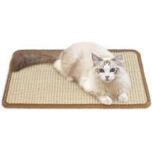 Natural Sisal CatScratcher Horizontal All-Scene Durable ScratchPad FurnitureSaver NonToxic