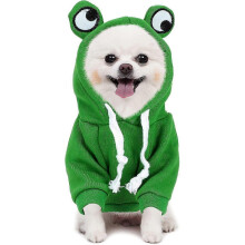 Costume de chiot grenouille pour temps froid, Chihuahua, Yorkshire, Poméranien, Taille M