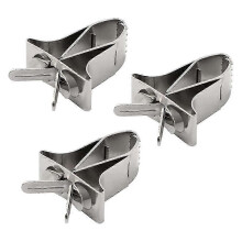 Lot de 3 supports pour mangeoires à oiseaux, distributeurs de fruits et légumes pour perroquets, clips métalliques