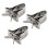 3 Pack Bird Cage Food Holders Parrot Fruit Vegetable Feeder Metal Clips 1