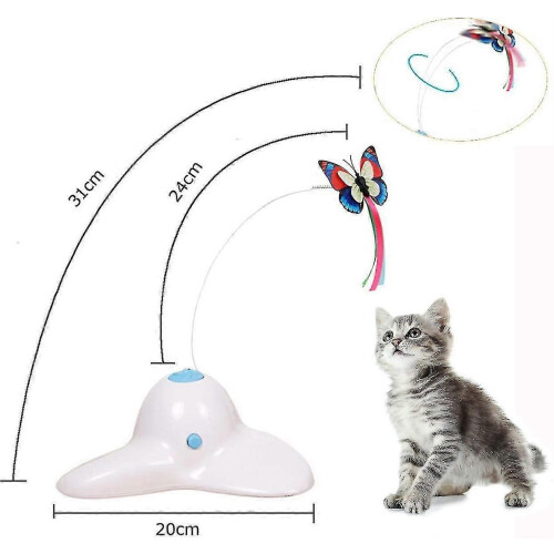 Automatic Electronic Rotating Interactive Cat Toy for Indoor Cats 1