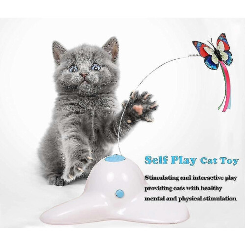 Automatic Electronic Rotating Interactive Cat Toy for Indoor Cats 2