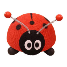 Lightweight Indoor Cat Scratcher Ball & Scratching Pad Furniture Protection ladybug