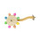 Parrot Rotating Wood Perch Stand Colorful Bird Toy Stick 5