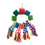 Bird Parrot Chew Toy Colorful Corncob Straw Cluster for Teeth Grinding Multicolor 1
