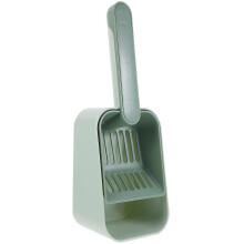 Reusable Green Cat Litter Sifting Scoop 33x11.5x8.2cm 1 Set for Pet Owners 33.00X11.50X8.20CM