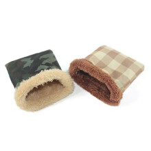 Warm Plush Soft Small Animal House Bed for Hamster Guinea Pig Rat Mouse Sleeping Bag Solid Normal